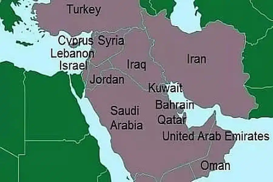 Seterra Middle East Countries