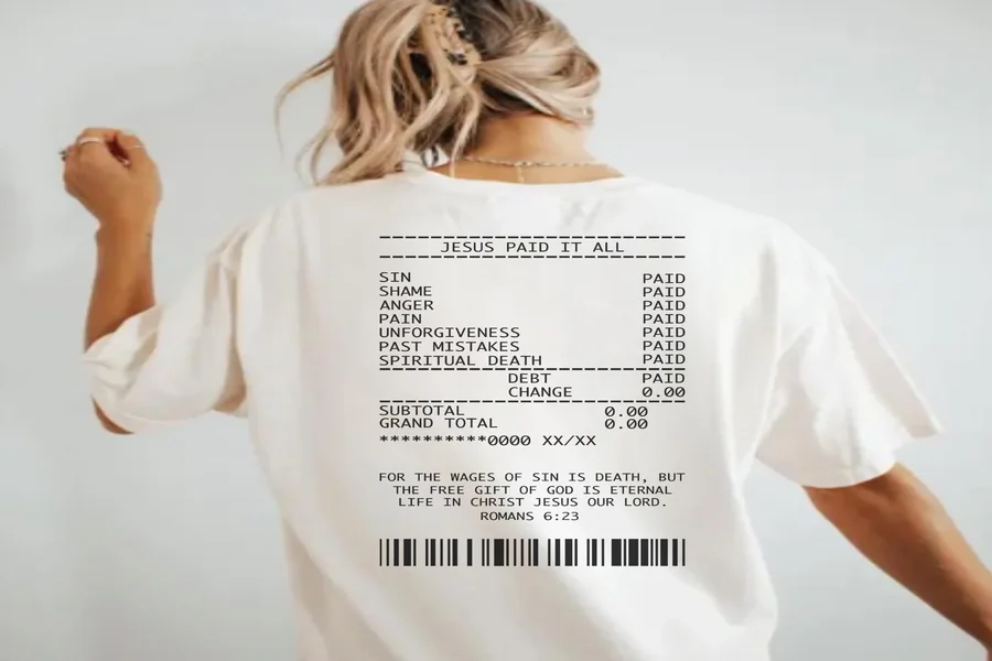 jesus paid it all shirt