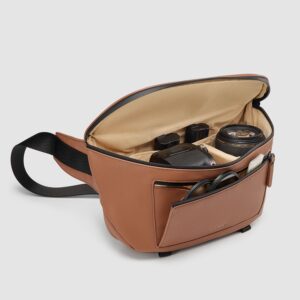 Leather Camera Bag for Everyday Photography and Travel